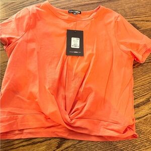 NWT Fashion Nova Holly Twist Front Tee